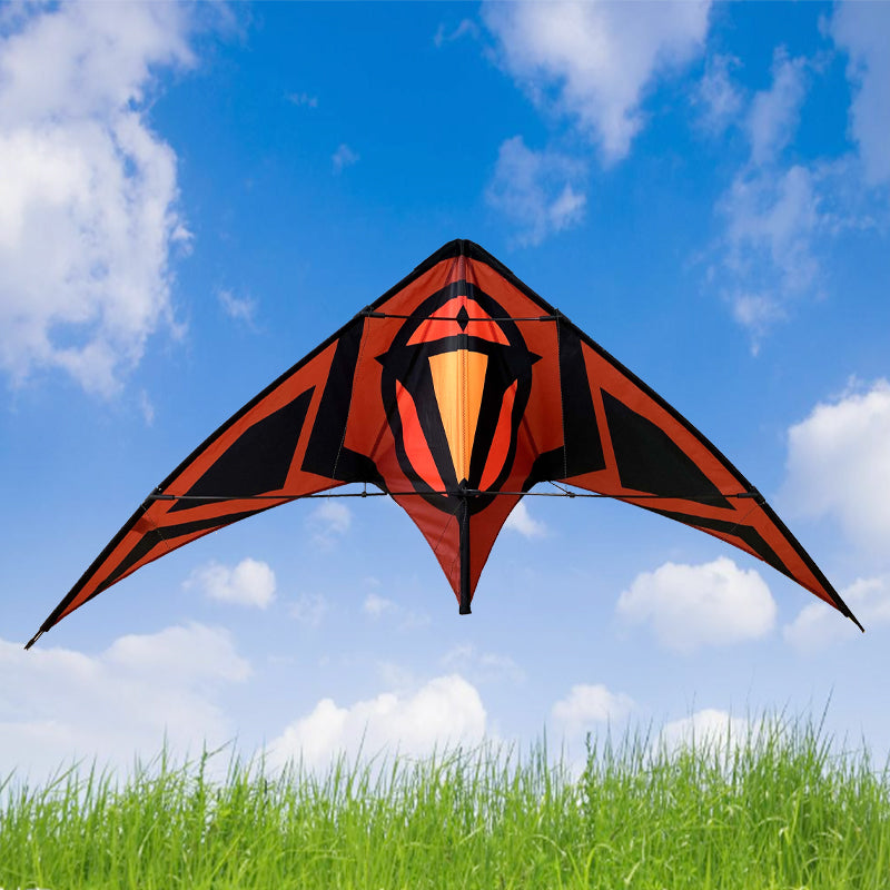FLYORANGE Professional Double Line Sports Kite, Easy To Fly Large Stunt Kite Park Beach Outdoor Game Kite, Suitable For Children And Adults