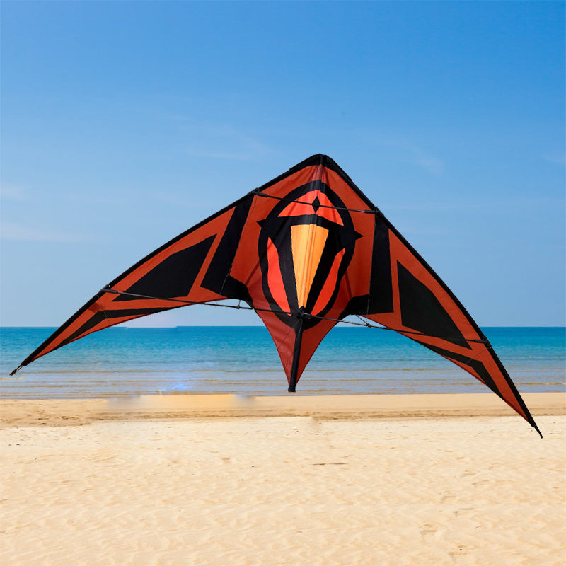 FLYORANGE Professional Double Line Sports Kite, Easy To Fly Large Stunt Kite Park Beach Outdoor Game Kite, Suitable For Children And Adults