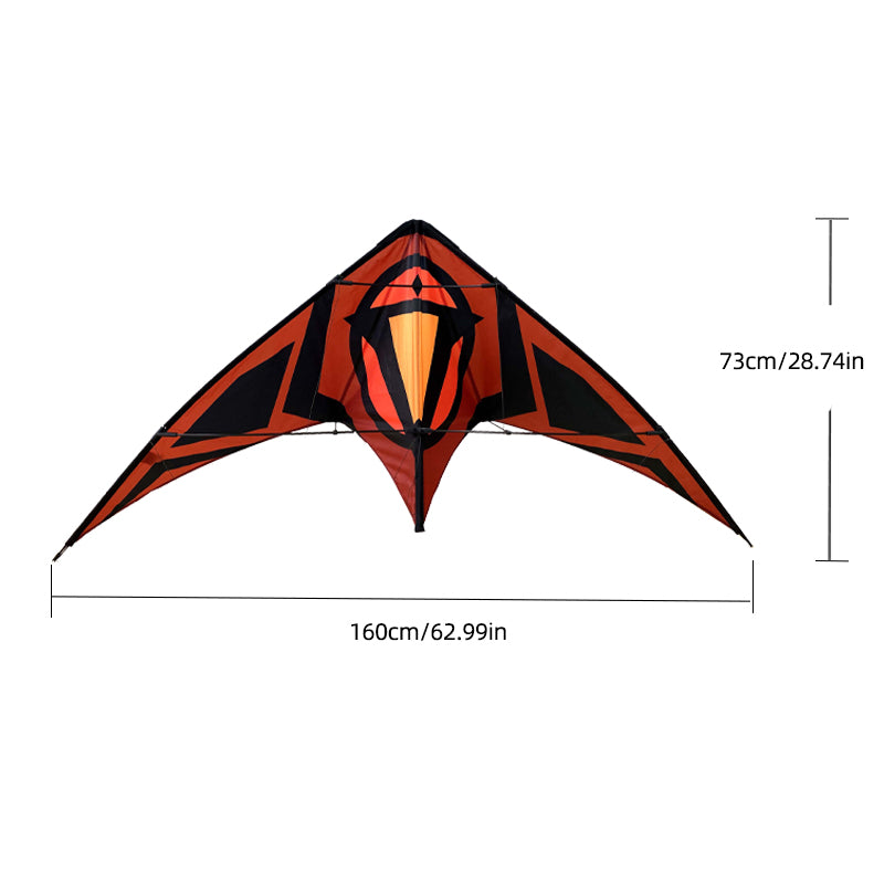 FLYORANGE Professional Double Line Sports Kite, Easy To Fly Large Stunt Kite Park Beach Outdoor Game Kite, Suitable For Children And Adults