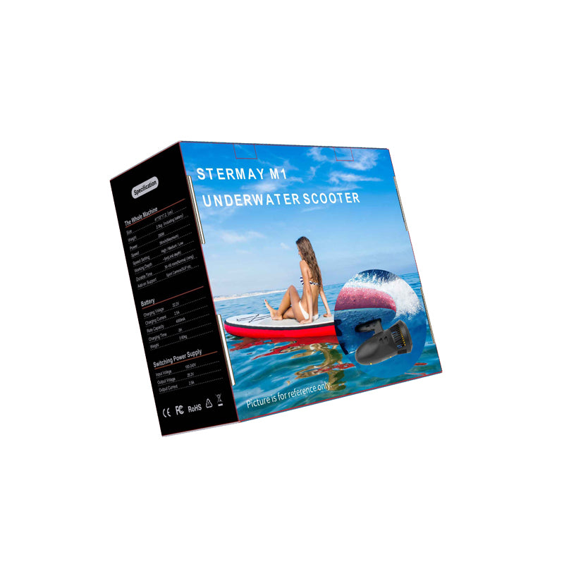 Waterproof Detachable Battery Underwater Scooter Booster, Suitable for Diving, Snorkeling, and Sea Exploration, Dual Engine Adult and Children's Water Sports Thruster