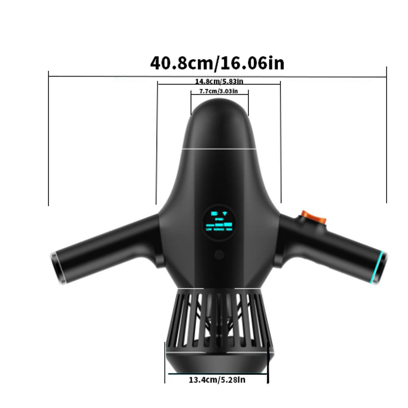 Waterproof Detachable Battery Underwater Scooter Booster, Suitable for Diving, Snorkeling, and Sea Exploration, Dual Engine Adult and Children's Water Sports Thruster