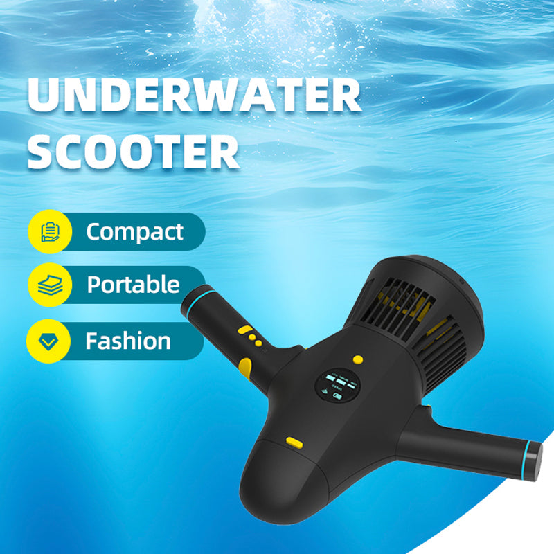 Waterproof Detachable Battery Underwater Scooter Booster, Suitable for Diving, Snorkeling, and Sea Exploration, Dual Engine Adult and Children's Water Sports Thruster